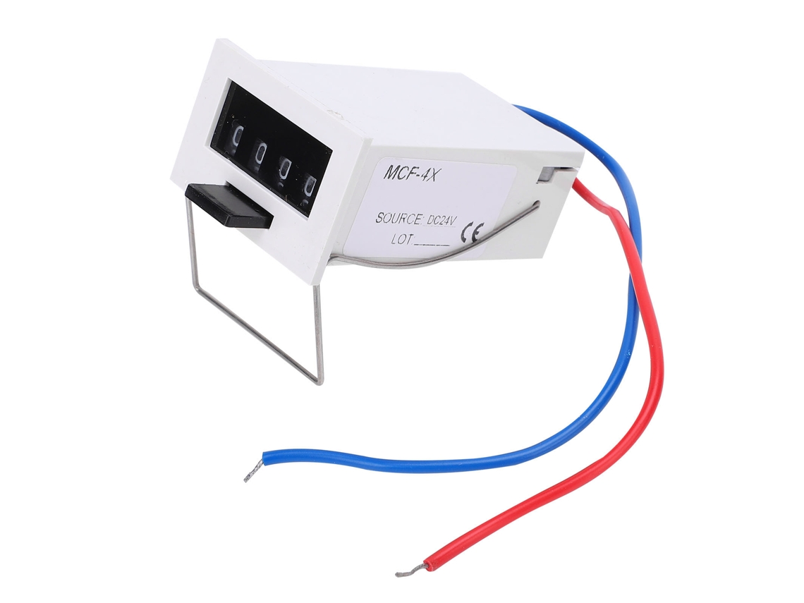 Contador de pulsos electromagnético McF-4, máquina de corte y soldadura ultrasónica, 1,5 W, 24 V CC, 6 dígitos