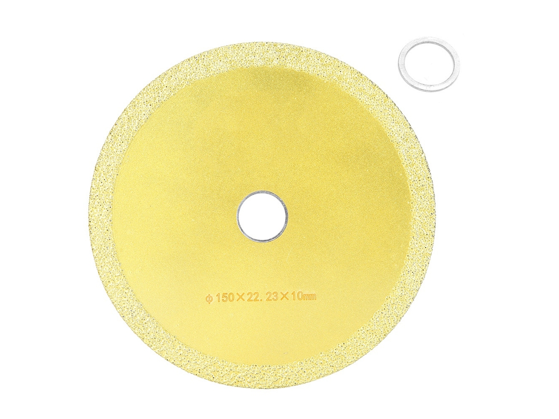 Hoja De Sierra De Diamante Para Cortar Y Pulir Mármol, Hierro Fundido 150x22,23x10 Mm