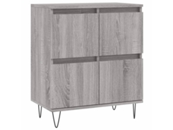 Maison Exclusive - Aparador De Madera Contrachapada Gris Sonoma 60x35x70 Cm