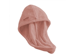 Toalla Kofihety Cabello Cierre Botón Secado Rosa (30x15x5cm)