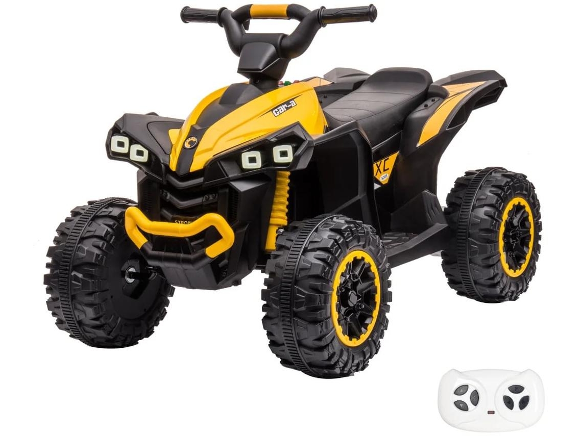 Quad Eléctrico Para Niños - Vrooomy Xc-sport 12v - 2 A 5 Años - Rc - Amarillo