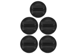 Tapón de invierno de 5 piezas con rosca macho G1 1/2 para piscinas y spas, color negro