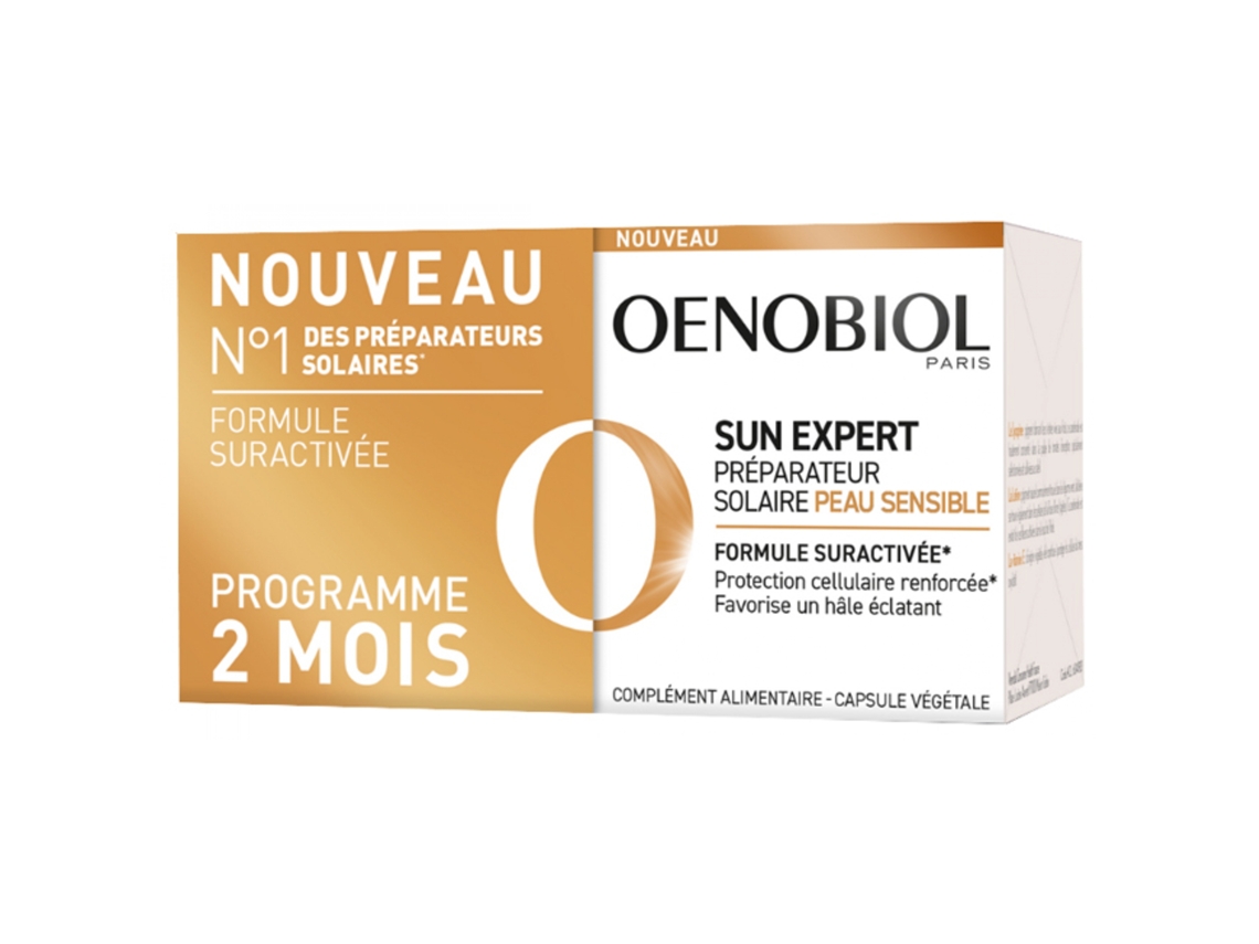 Sun Expert Preparado Solar Pieles Sensibles 2 X 30 Cápsulas OENOBIOL