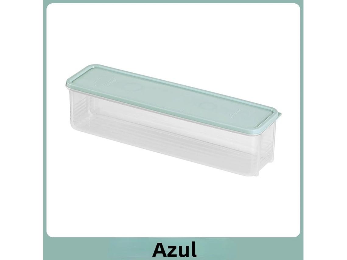 (azul) Recipiente Para Almacenar Pasta Y Cereales De Cocina Con Tapa