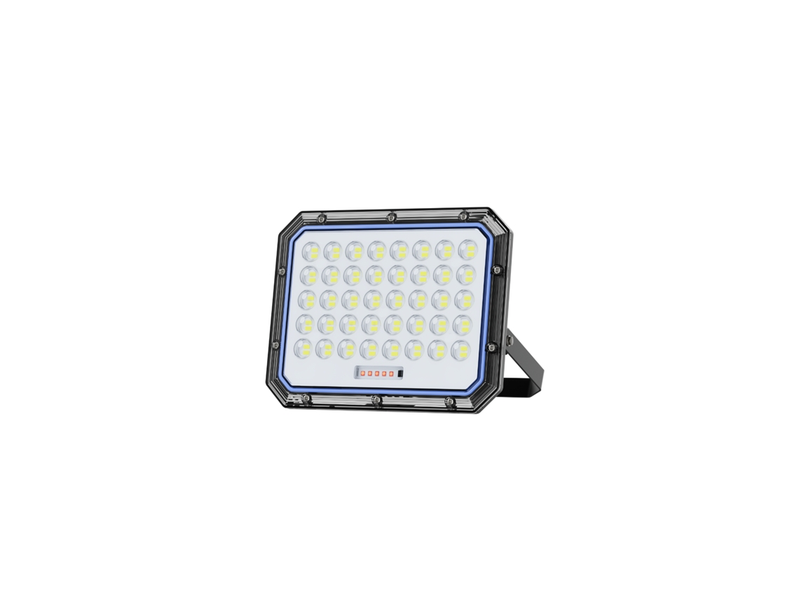 Jortan Tech - Reflector Solar Led De Alta Potencia Zhuan - Control Remoto Y Sensor De Luz