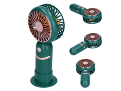 Mini ventilador de mesa portátil USB, verde, verano