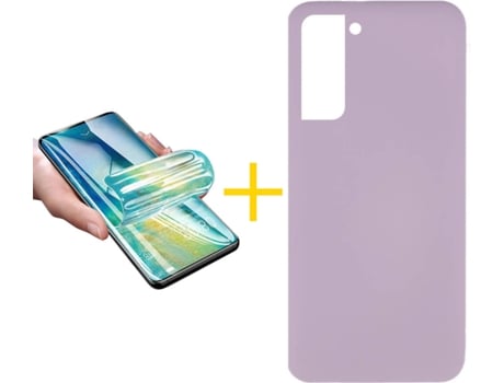 Carcasa + Protector de Pantalla para Samsung Galaxy S22 Plus 5G SKYHE Morado