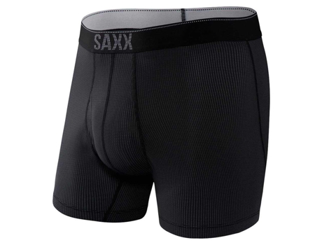 Ropa interior para Hombre SAXX UNDERWEAR Quest Fly Negro para Montaña (XL)