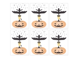 6 Pegatinas Autoadhesivas De Halloween Para Inodoro, Pared Decorativa, Ventana 30x20cm