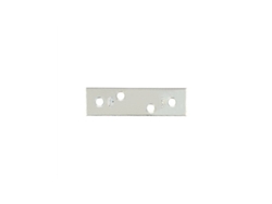 Caja Con 100 Placas Rectas Galvanizadas 100mm 424 Amig