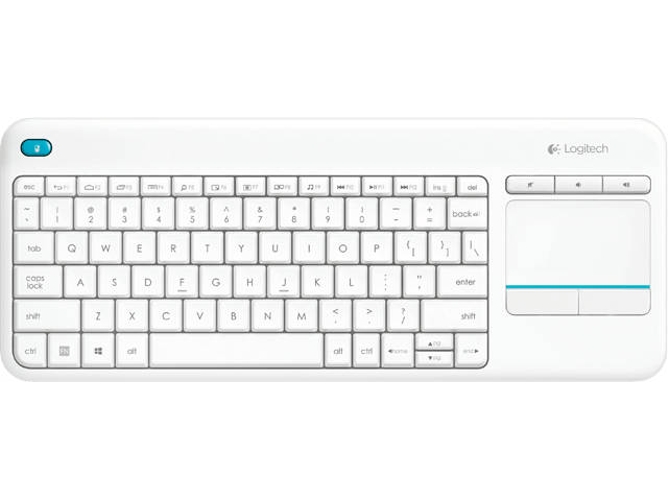 Teclado LOGITECH K400 Plus (Inalámbrico - Layout Alemán)