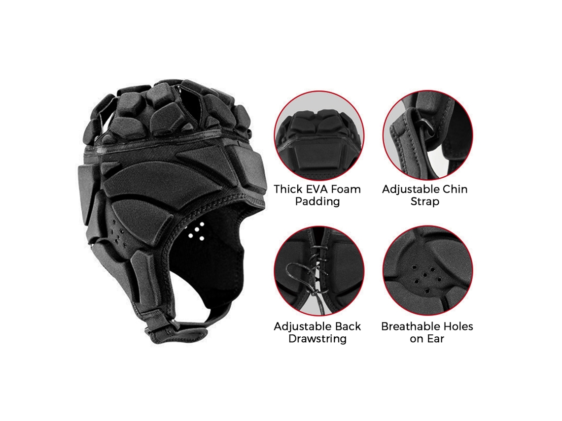 2026rebe-casco De Portero Suave Para Fútbol Rugby Fútbol Sala Para Niños Jóvenes Adultos Gorra De Deporte Cascos De Deporte