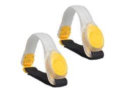 MEOIRUERY 2 ud. Bandas LED Nocturnas Reflectantes, Pulsera Iluminada en PVC