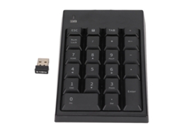 Teclado Numérico Inalámbrico De 2,4 Ghz, 22 Teclas, Usb Portátil, Para Portátil, Negro, Sin Retardo