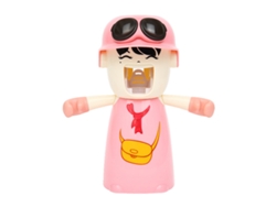 VVJIJILLY Suporte Infantil Com Copo E Doseador Automático De Pasta De Dentes Em Forma De Desenho Animado Rosa