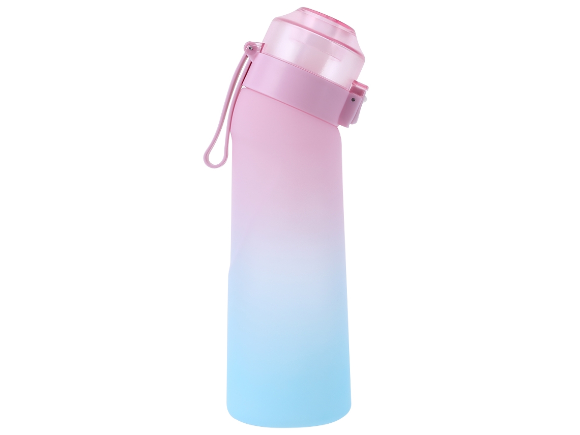 Botella De Agua Deportiva De 650 Ml (rosa), Fabricada En Plástico Reutilizable.