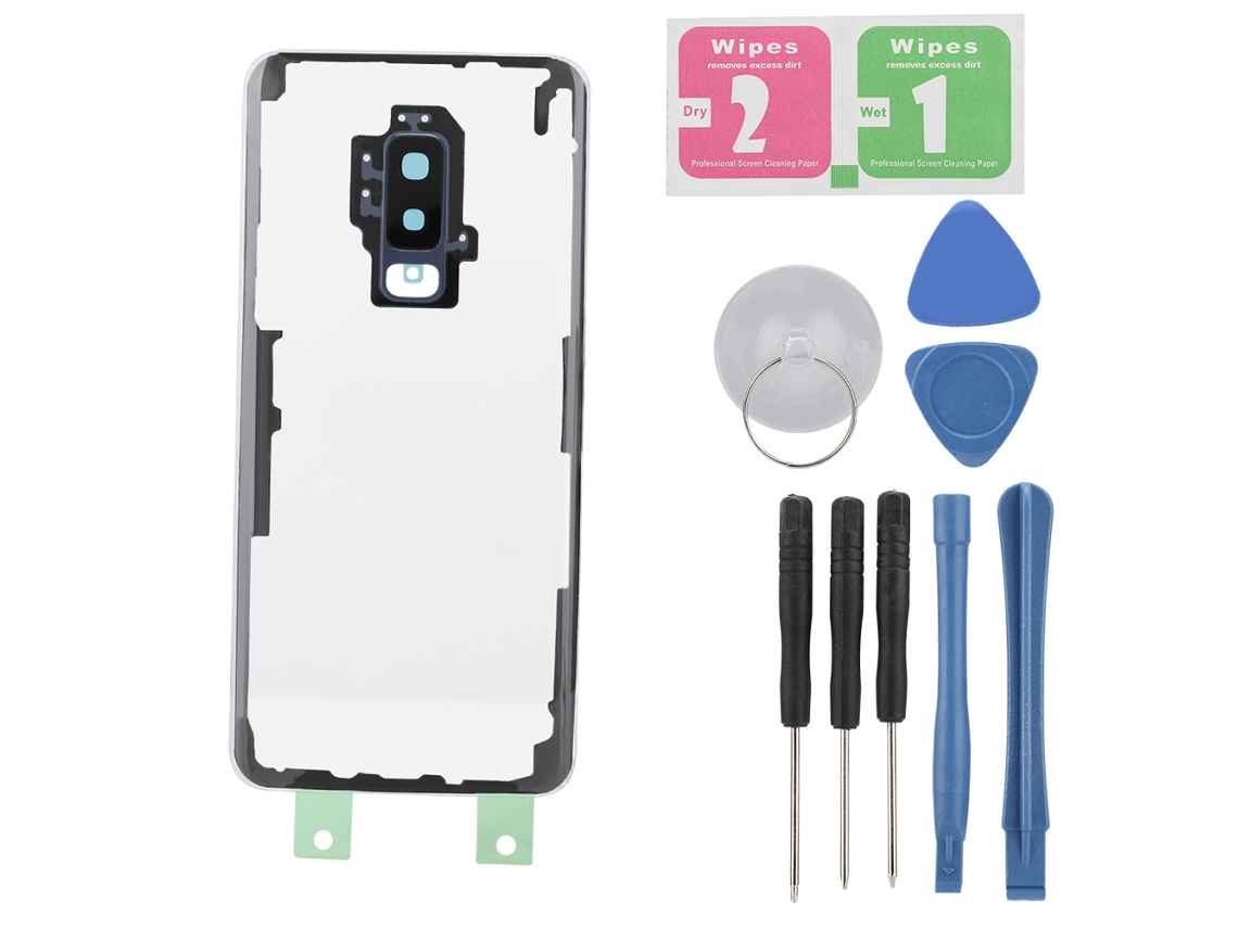 Tapa Trasera De Teléfono Tapa De Batería Transparente Para Samsung S9+ Plus G965 Tapa Trasera De Vidrio