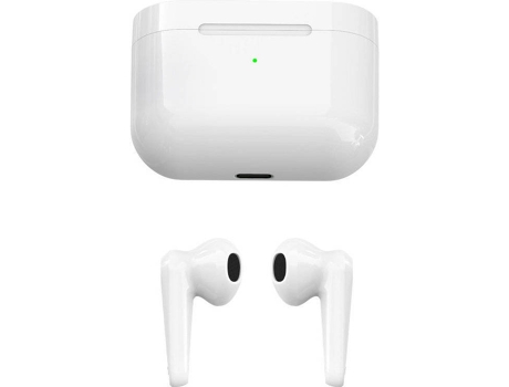 Auriculares Bluetooth True Wireless CHRONUS XY8819 (In Ear - Micrófono - Noise Cancelling - Blanco)