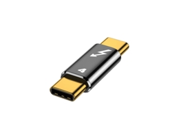 Adaptador Usb-c Macho A Macho Thunderbolt 4, 40 Gbps, 100 W, Para Carga Y Transferencia De Datos.