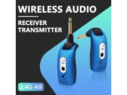 Receptor Inalámbrico Sistema Duradero Guitarra Adaptador Audio Alta Frecuencia Instrumentos Musicales Guitarristas