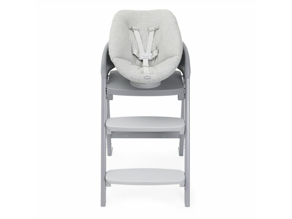 Sillón reclinable mecedor en crecimiento para trona Chicco gris