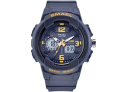 Reloj Deportivo Electrónico Smael Para Hombre Con Correa De Plástico, Resistente Al Agua Hasta 50 M (azul Oscuro).