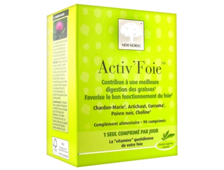 Activ'Foie 90 Tabletas NEW NORDIC