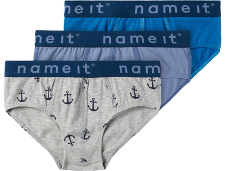 Conjunto de 3 Boxers NAME IT Algodón Niños (9-10 años - Multicolor)