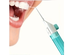 Equipo Higiene Oral Azul Portátil, Montaje Sencillo, Ideal Para Personas Con Implantes Y Coronas Dentales.