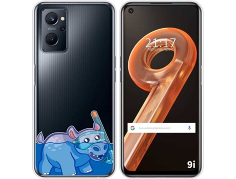 Carcasa Realme 9i TUMUNDOSMARTPHONE Dibujos Transparente Hipo Multicolor