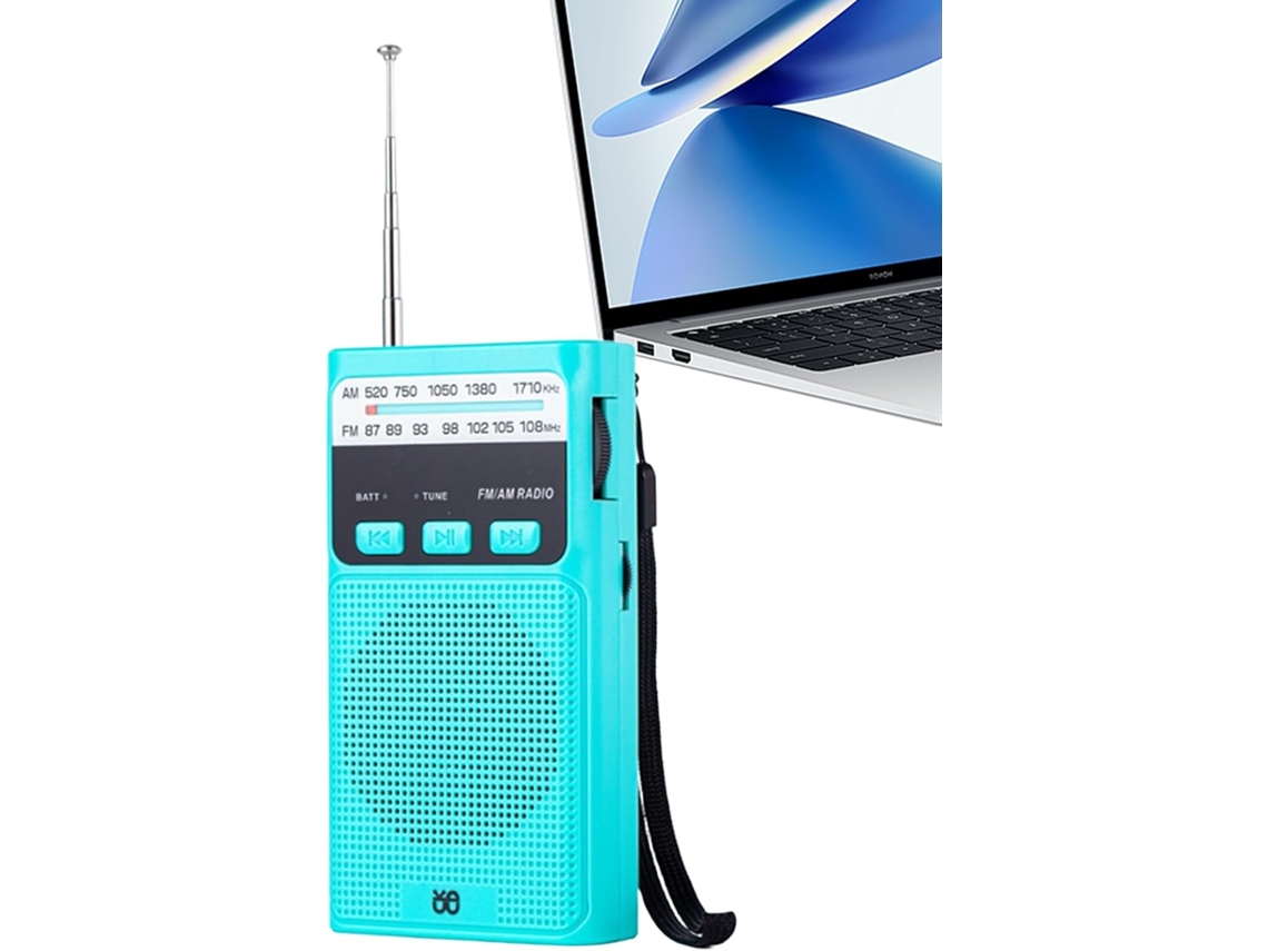 Radio De Bolsillo, Radio Fm Recargable, Dispositivo Electrónico, Dial