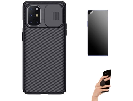Kit Carcasa, Protector Y Soporte Oneplus 8T Ultimatte Nillkin Camshield