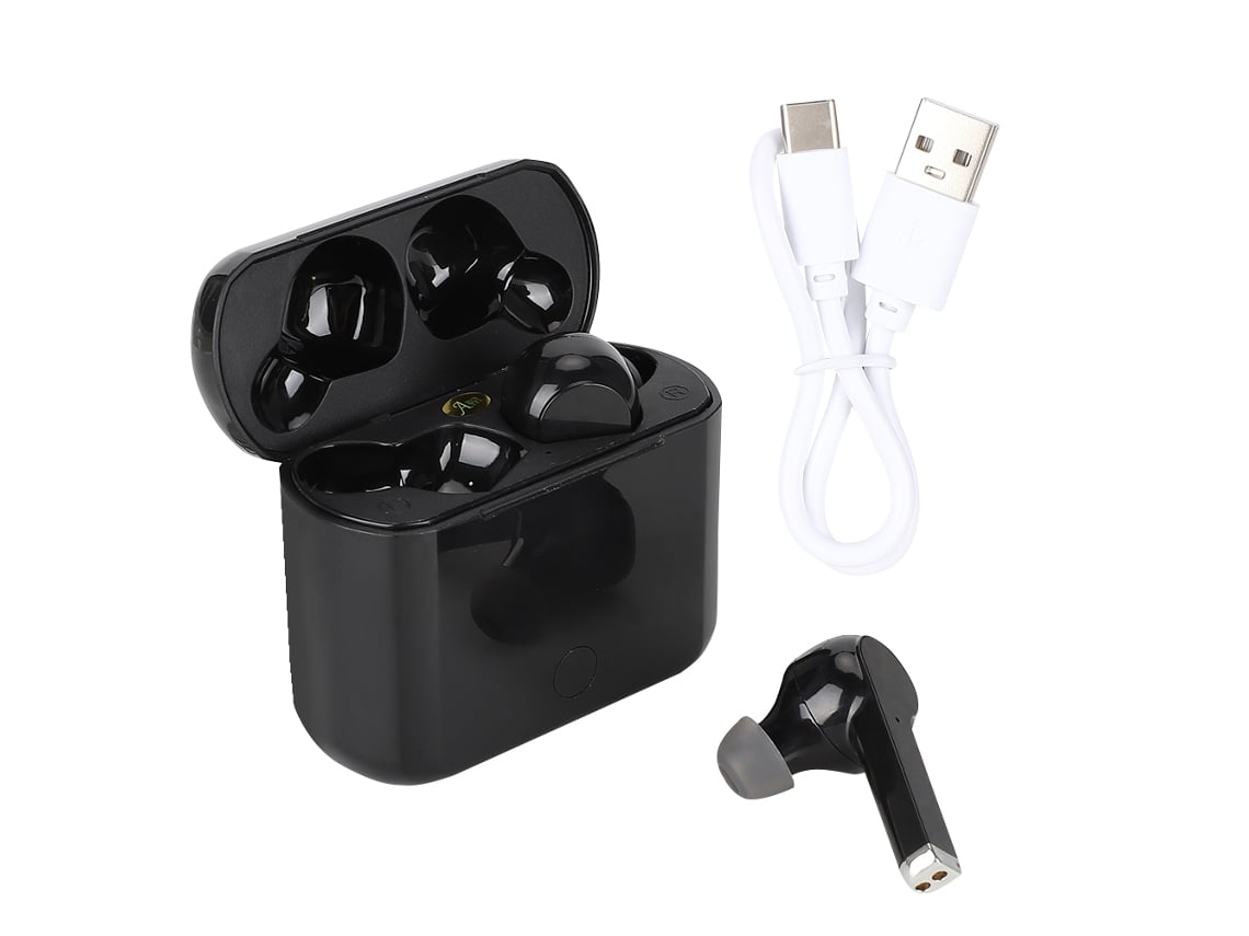 Auriculares In-ear Inalámbricos Tws Bluetooth 5.0 Para Teléfono Móvil Negro