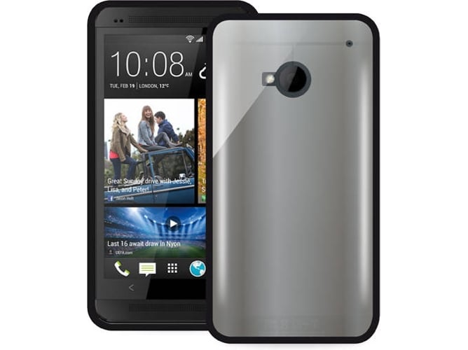 Carcasa HTC One PURO Clear Negro