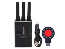 Detector De Dispositivos Ocultos Ligero Y Sensible Con Alerta Anti-espía Audible/vibratoria Y Escáner De Señal Gps Rf.