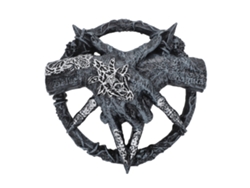 Estatua de manos de diablo de resina Baok para Halloween, escultura terrorífica y exquisita, decoración con acabado brillante.
