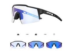 (azul 1) Gafas De Ciclismo Fotocromáticas Unisex Uv400, Gafas De Sol Antideslumbrantes