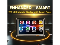 Módulo de pantalla LCD TFT en serie con interfaz hombre-máquina USB-C inteligente mejorado y panel táctil (5.0)