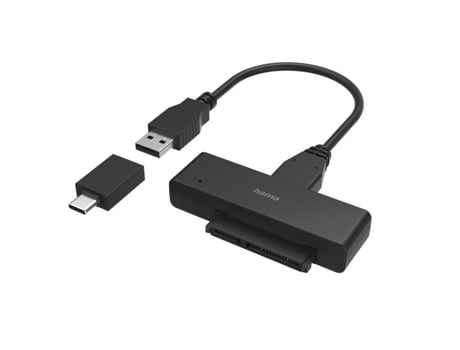 Adaptador para Discos Duros HAMA USB para Discos Duros SSD y HDD de 2,5'' y 3,5''
