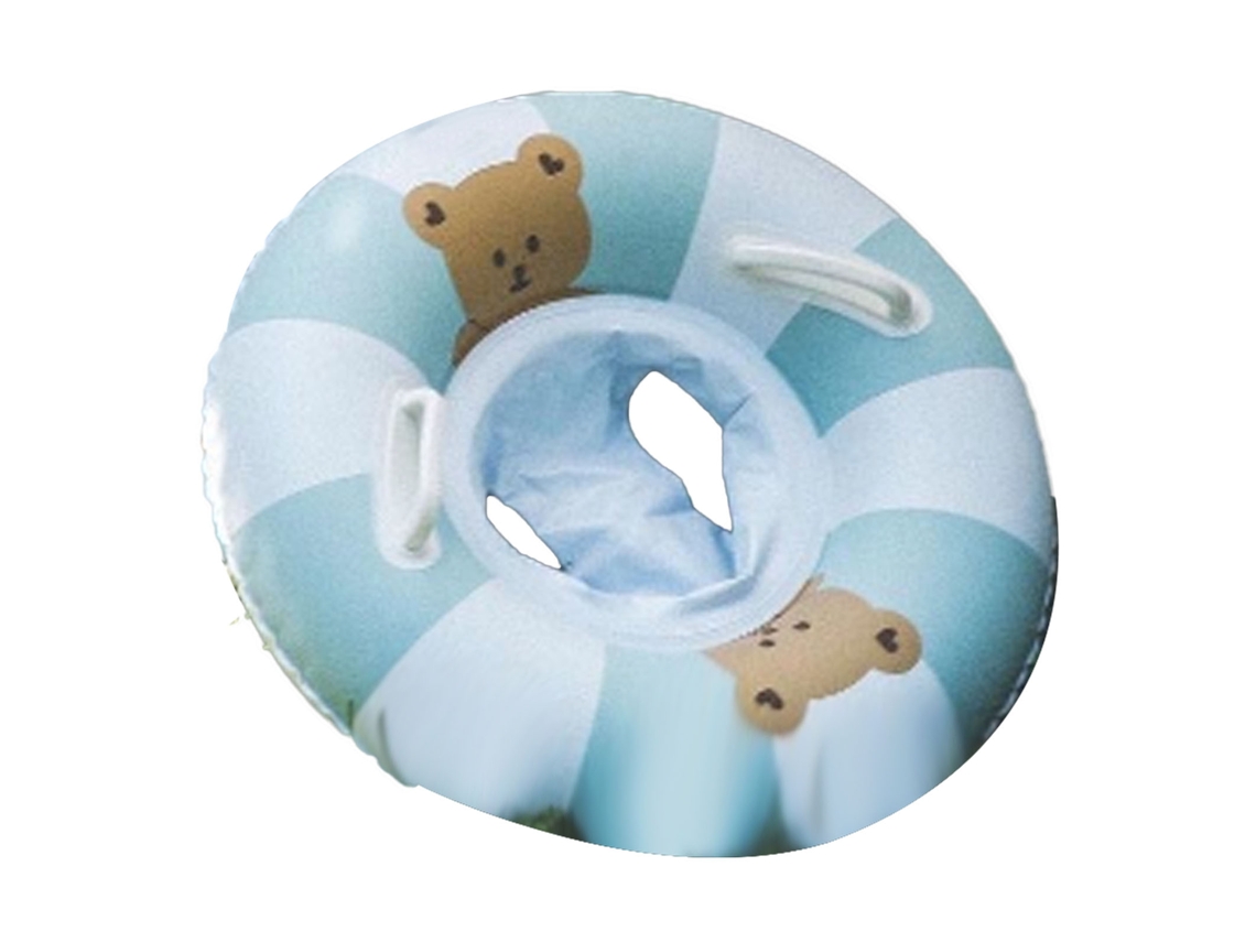 Flotador hinchable para bebés con asas para piscina