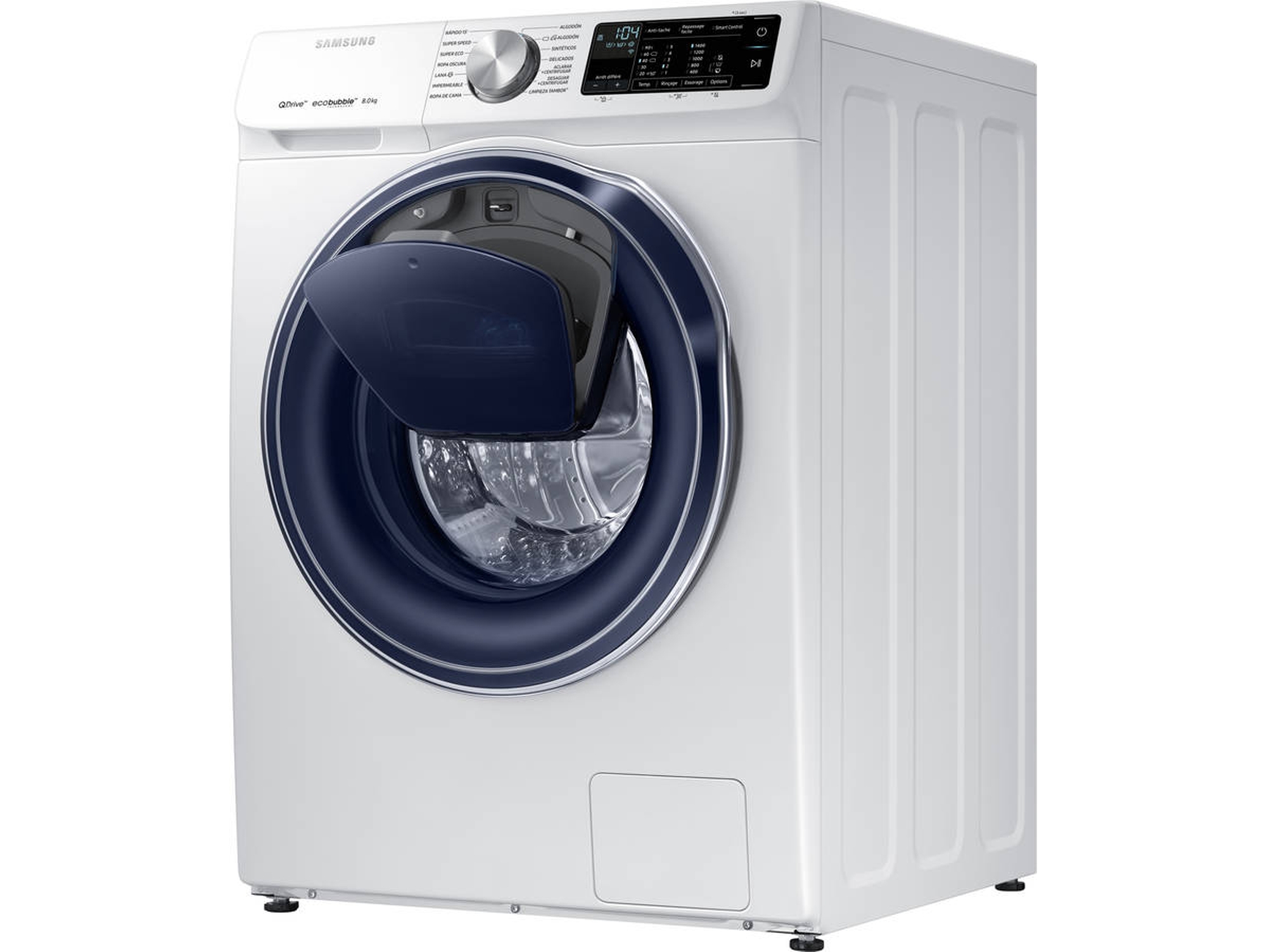 Lavadora Reacondicionada SAMSUNG QuickDrive WW80M645OPW (Grado A - 8 kg - 1400 rpm - Blanco)