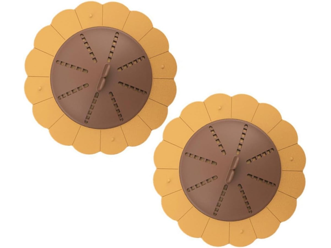 Juego de 2 tapones para lavabo, material flexible, diseño exclusivo para lavabos y bañeras, fácil de instalar, de Gokoco