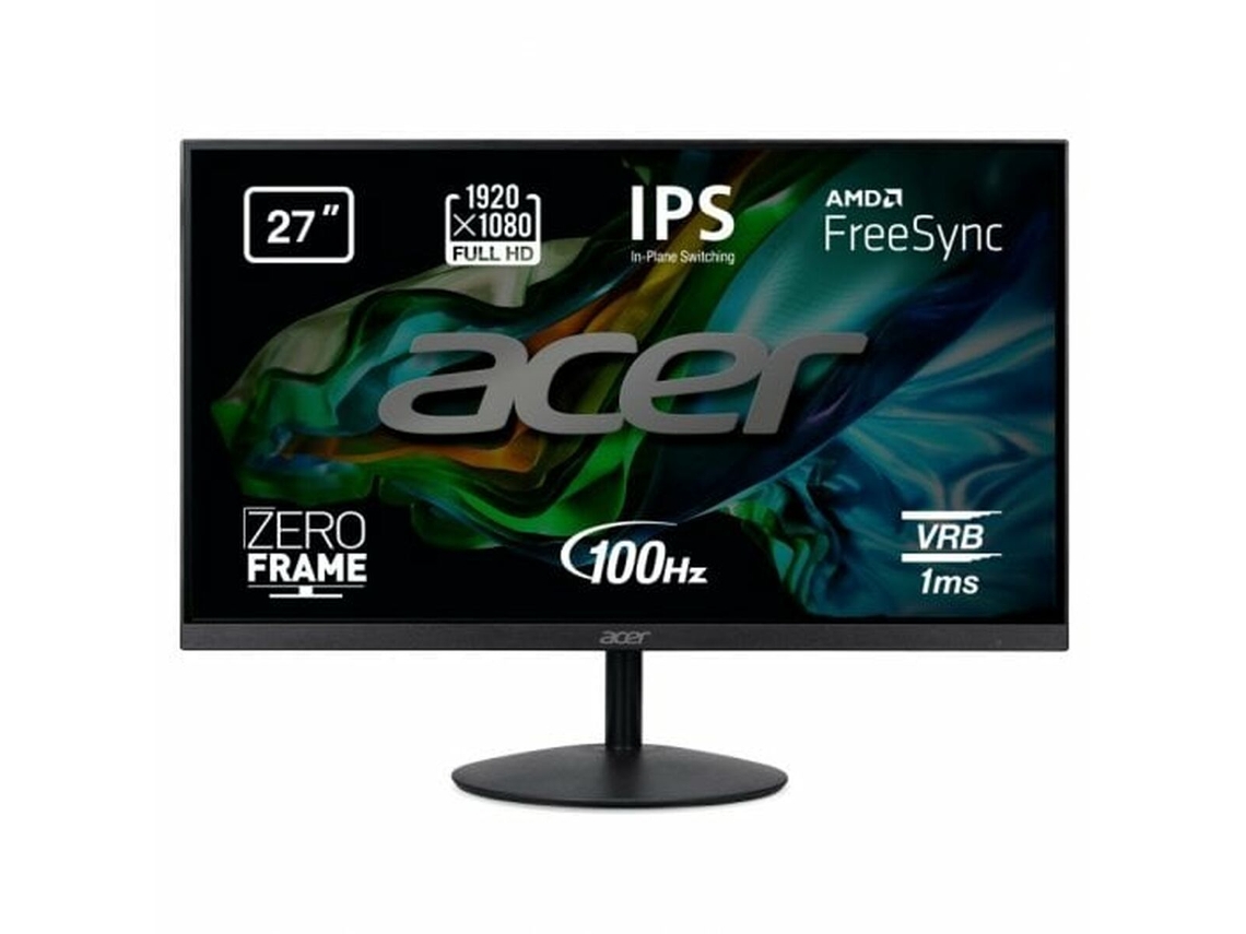 Monitor ACER KA272EBI (Negro - Full HD - AMD FreeSync - 27" - Enchufe EU)