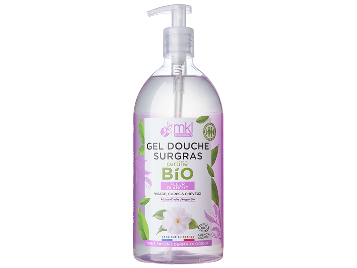 Creme de Ducha Ecológico de Flores Blancas 1 L MKL GREEN NATURE