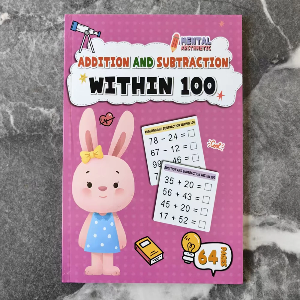 (hasta 100) Cuadernos De Ejercicios De Matemáticas Para Niños, Herramientas Para Mejorar Las Habilidades Matemáticas