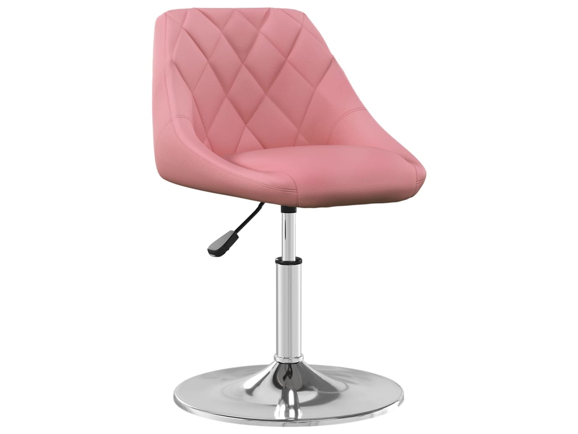 Maison Exclusive - Silla De Comedor Giratoria 6 Uds Terciopelo Rosa