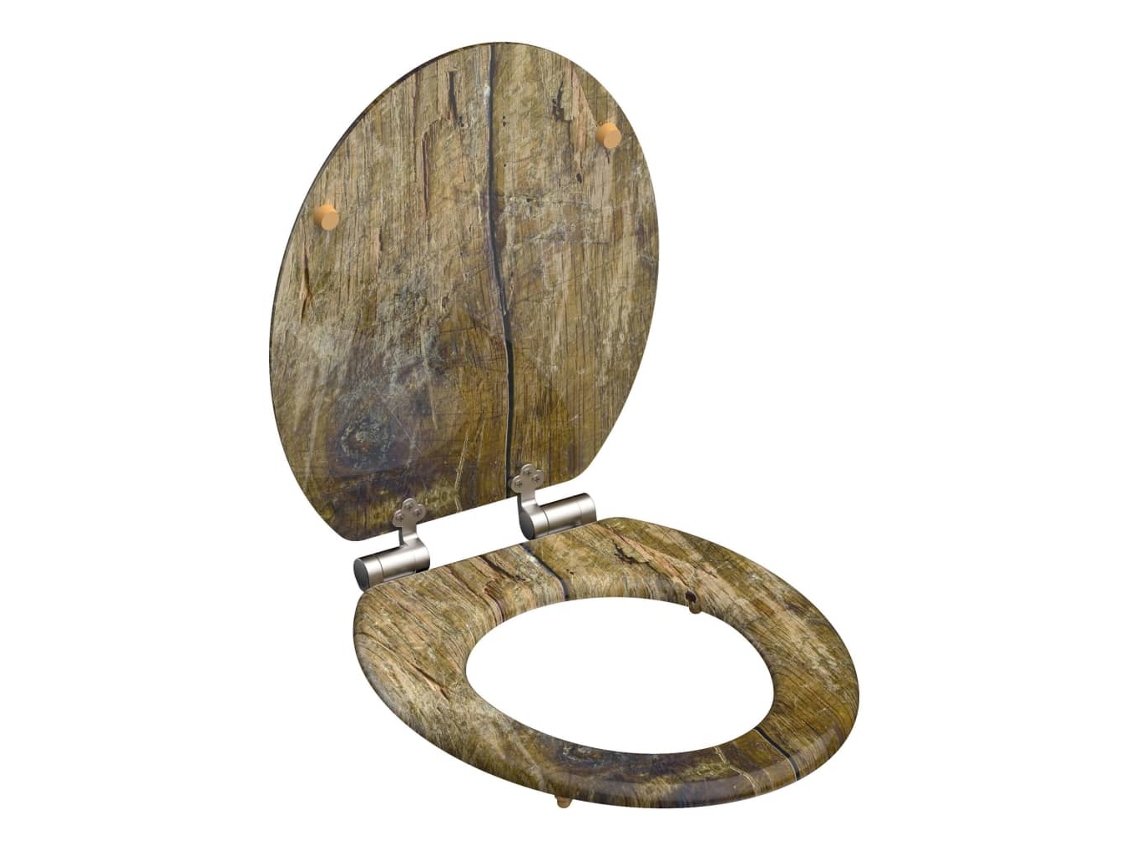 Tapa de váter WC SCHÜTTE Marrón Tablero DM