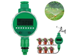 Regadera automática con temporizador digital, pantalla LCD, protección impermeable para riego de jardines, invernaderos y agricultura.
