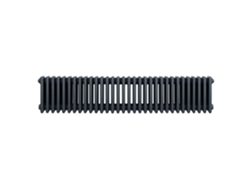 Radiador horizontal de 4 columnas, 300x1505 mm - Gris antracita, acero al carbono de 1,5 mm, 1672 W, alta eficiencia, fácil de instalar.
