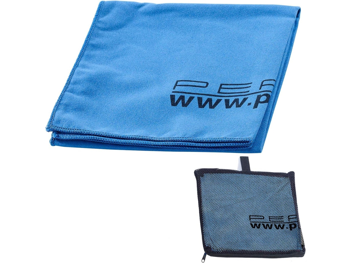 Toalla deportiva de microfibra extraabsorbente, 80 x 40 cm, azul (Toalla absorbente Gokoco)